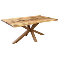 ESSTISCH 200/100/75 cm Echtholz  Holz rechteckig Eichefarben  - Eichefarben, Design, Holz (200/100/75cm) - Linea Natura
