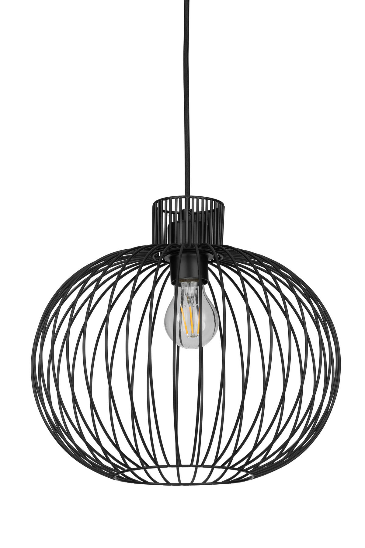 HÄNGELEUCHTE 35/150 cm  - Schwarz, Trend, Metall (35/150cm) - Collett's Monde