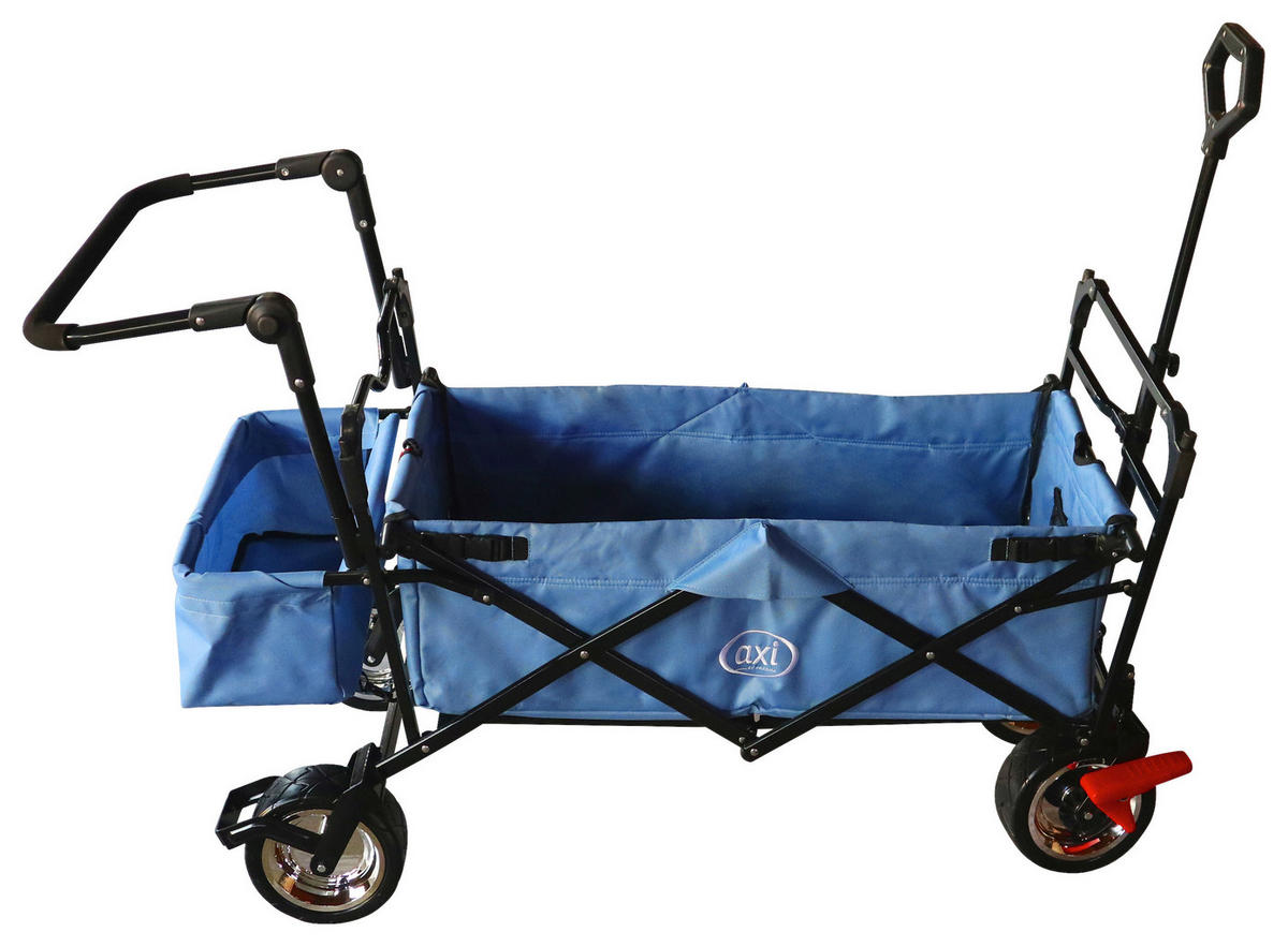 SKLADACÍ VOZÍK - sivá, Konventionell, kov/textil (59/102/134cm)