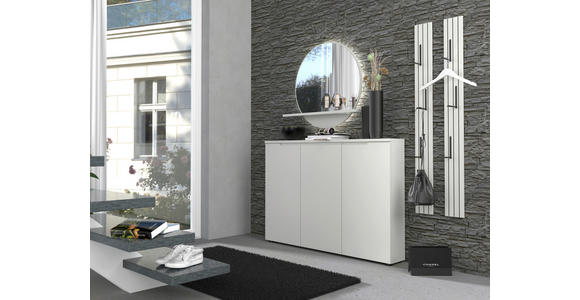 GARDEROBENPANEEL  in 15/150/2 cm  - Schwarz/Grau, Design, Holzwerkstoff/Metall (15/150/2cm) - Xora