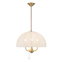 HÄNGELEUCHTE Alora Mood 34,3/45,7 cm  - Creme, Design, Textil/Metall (34,3/45,7cm) - Elstead Lighting