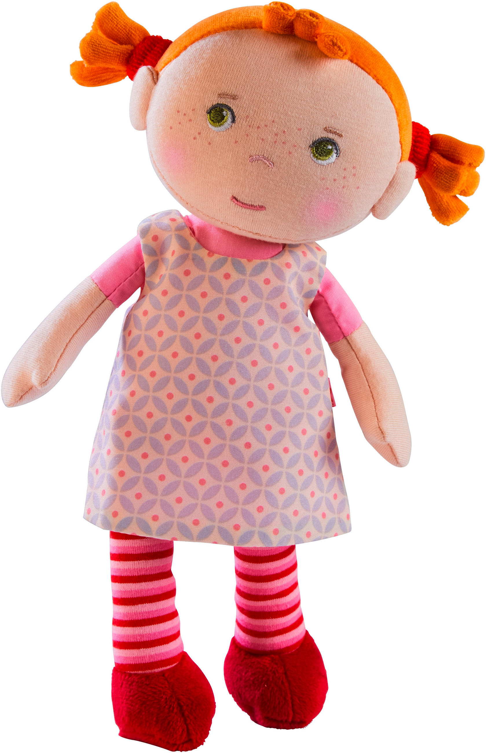 STOFFPUPPE Roya - Beige/Lila, Basics, Textil (13/25cm) - Haba