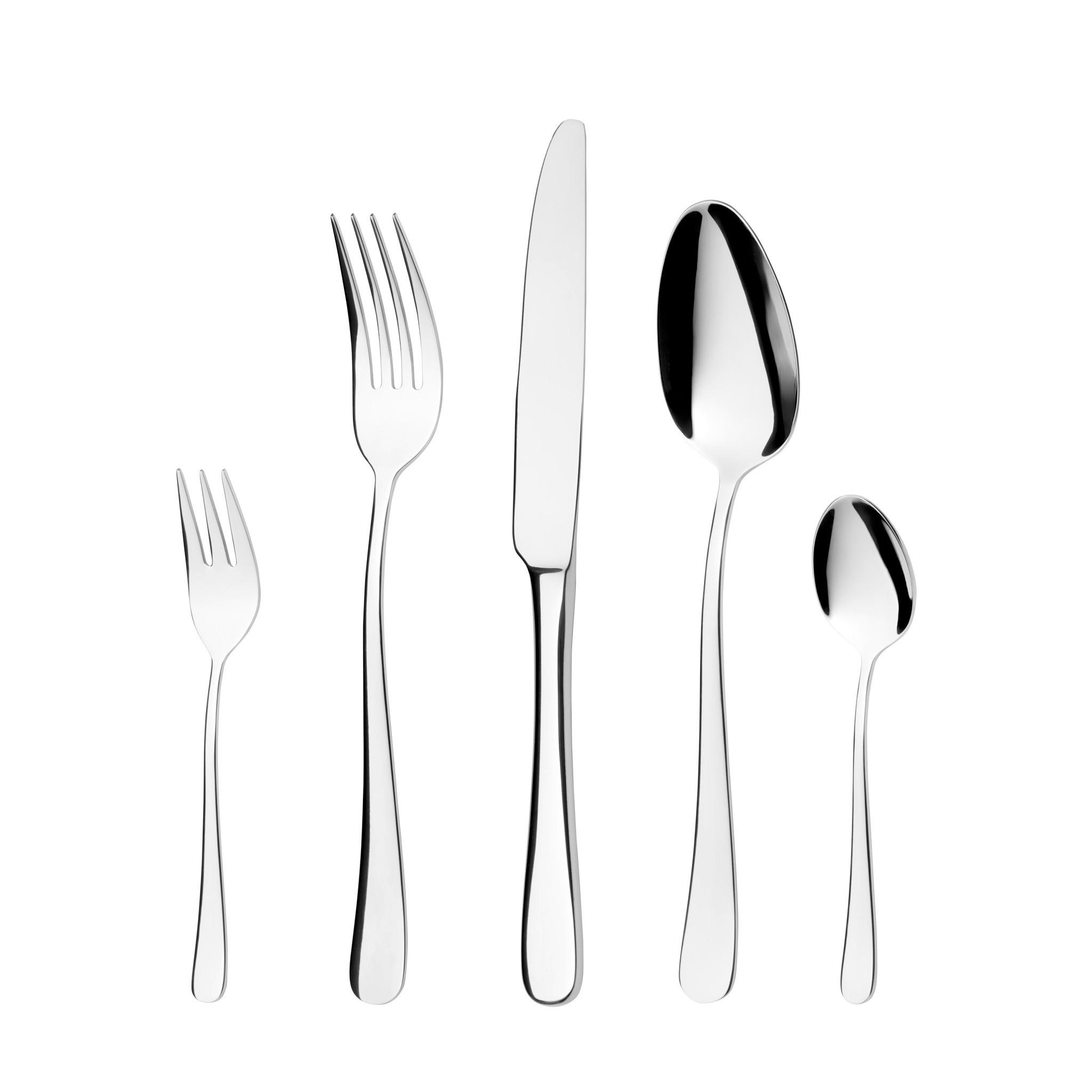 BESTECKSET Collini by Berndorf 60-teilig Chrom-Nickel-Molybdän Stahl  - Silberfarben, Basics, Metall - Berndorf