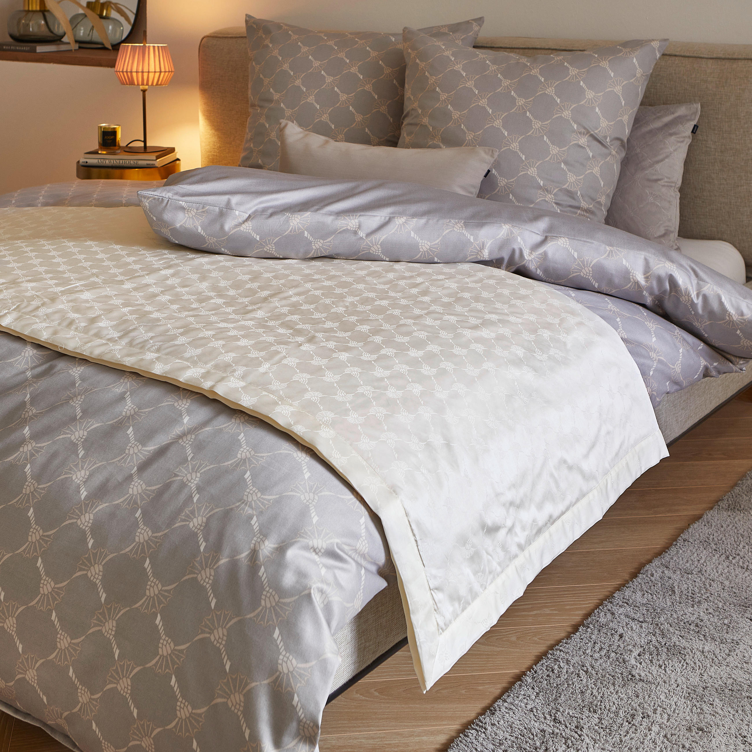 PLAID Cornflower 150/210 cm - Naturfarben, Design, Textil (150/210cm) - Joop!