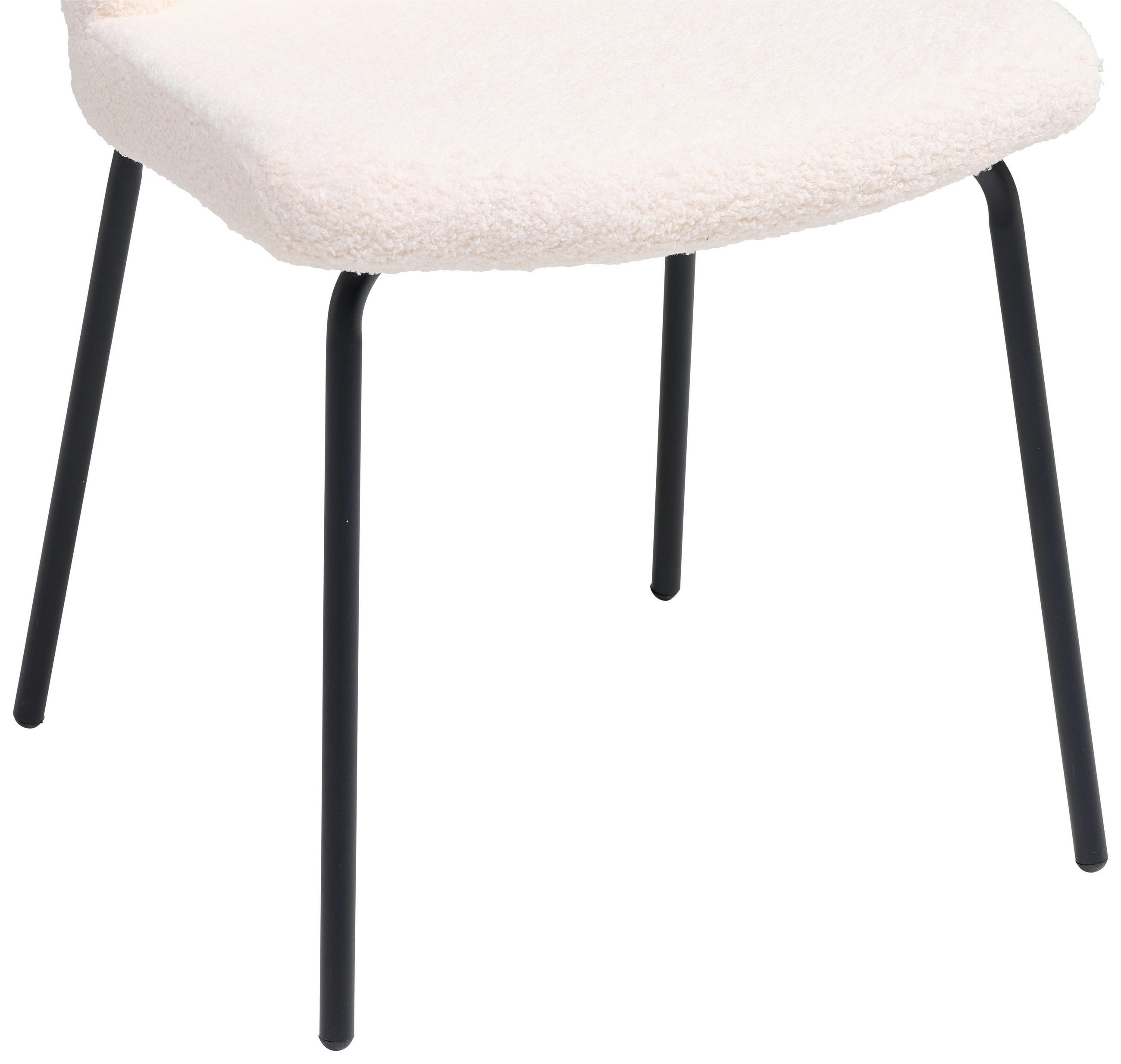 Thumbnail - Livetastic Stuhl, Schwarz, Weiß, Metall, Textil, Rundrohr, 48x89x63 cm, Esszimmer, Stühle, Esszimmerstühle, Vierfußstühl...