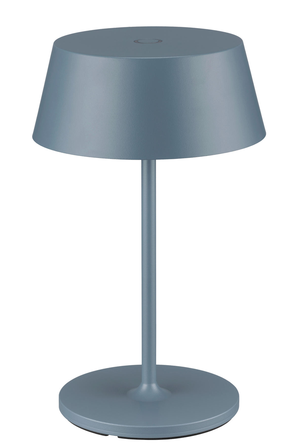 AKKU-TISCHLEUCHTE Naos 15/25 cm  - Blaugrau, Design, Kunststoff/Metall (15/25cm) - Dieter Knoll