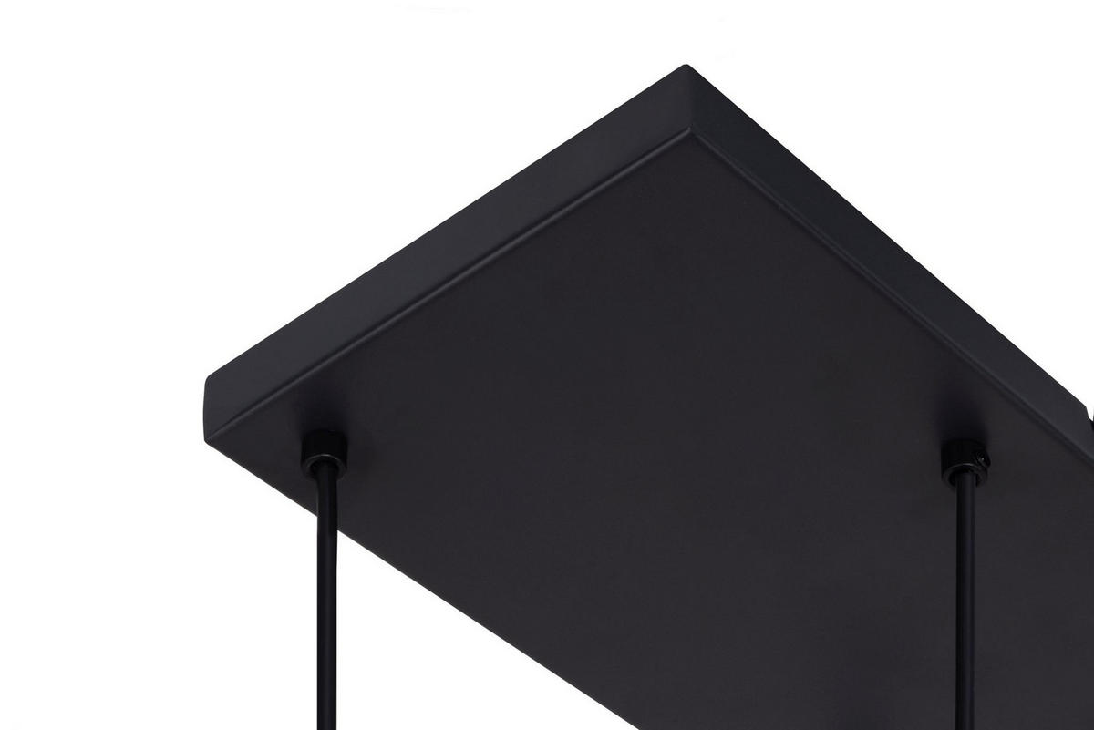 LAMPĂ SUSPENDATĂ 77/25/120 cm  - negru, Trend, sticlă/metal (77/25/120cm) - Novel