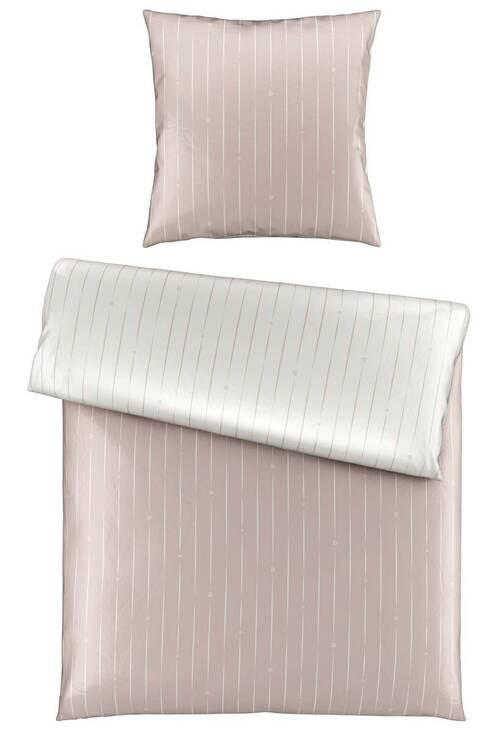 BETTWÄSCHESET Satin 160/210 cm  65 cm/100 cm  - Grau, Basics, Textil (160/210cm) - Dieter Knoll