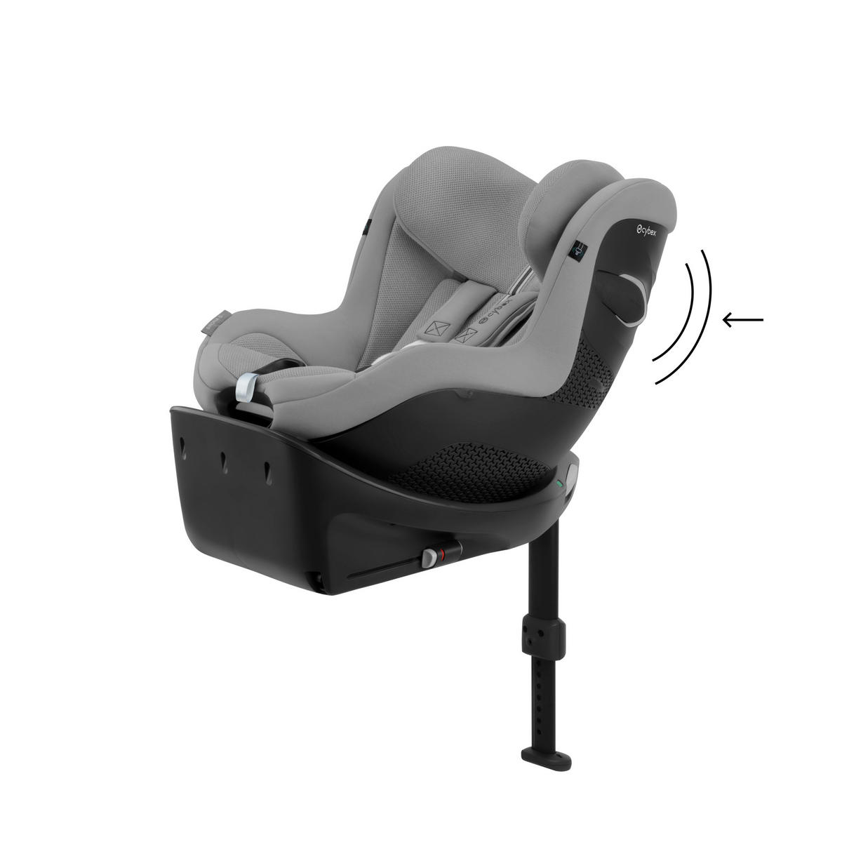 REBOARDER-KINDERSITZ Sirona Gi i-Size  - Grau, Basics, Textil (71/44/75cm) - cybex GOLD