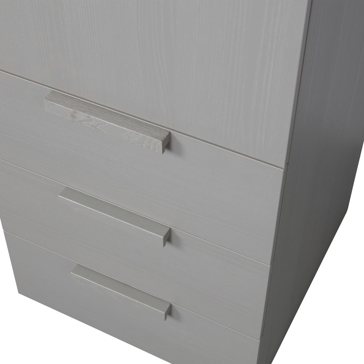 DREHTÜRENSCHRANK 55/210/58 cm 1-türig Grau  - Grau, Design, Holz (55/210/58cm) - Livetastic