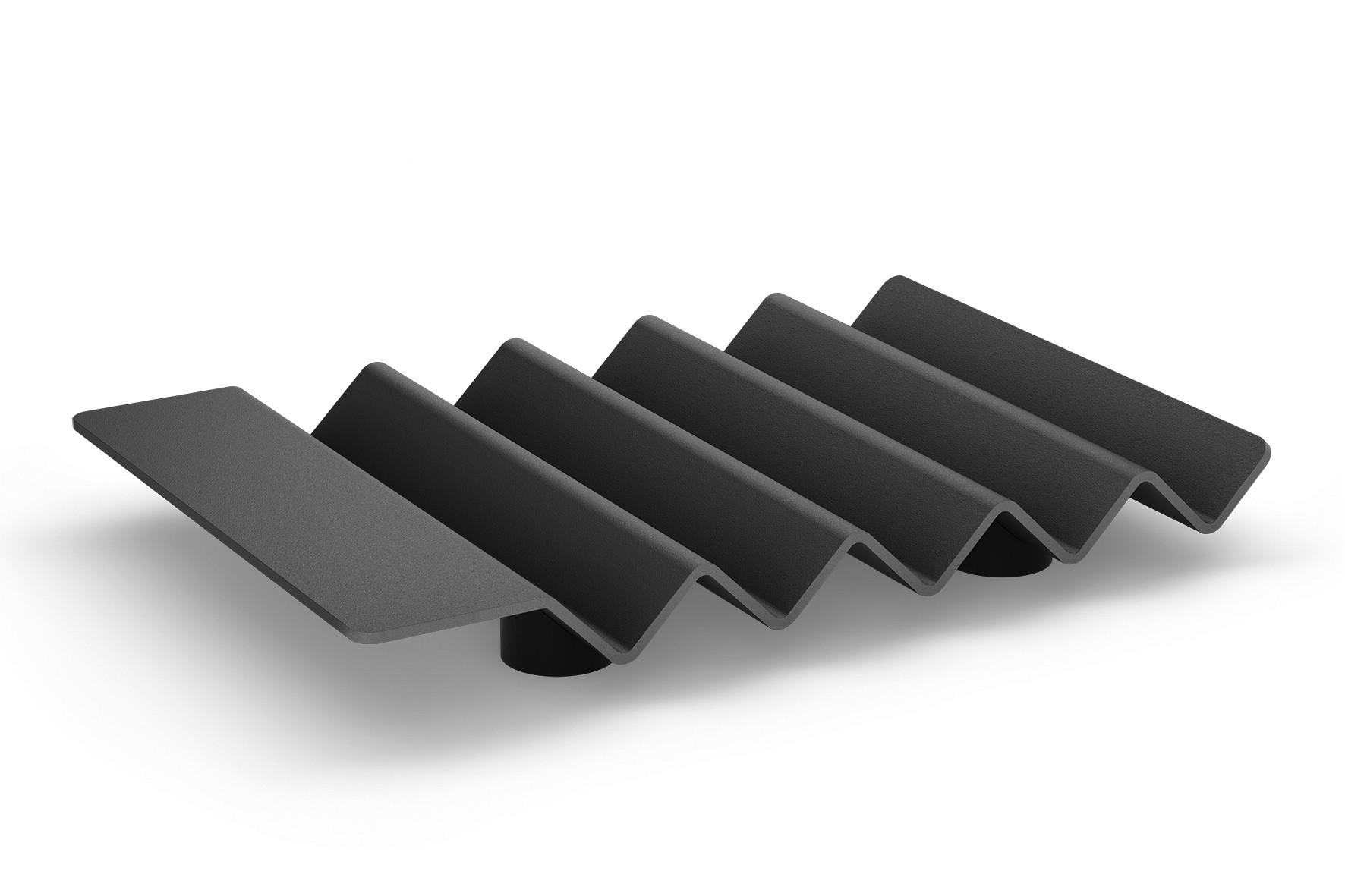 SEIFENSCHALE - Schwarz, Basics, Metall (14/1,6/9,5cm) - Zack