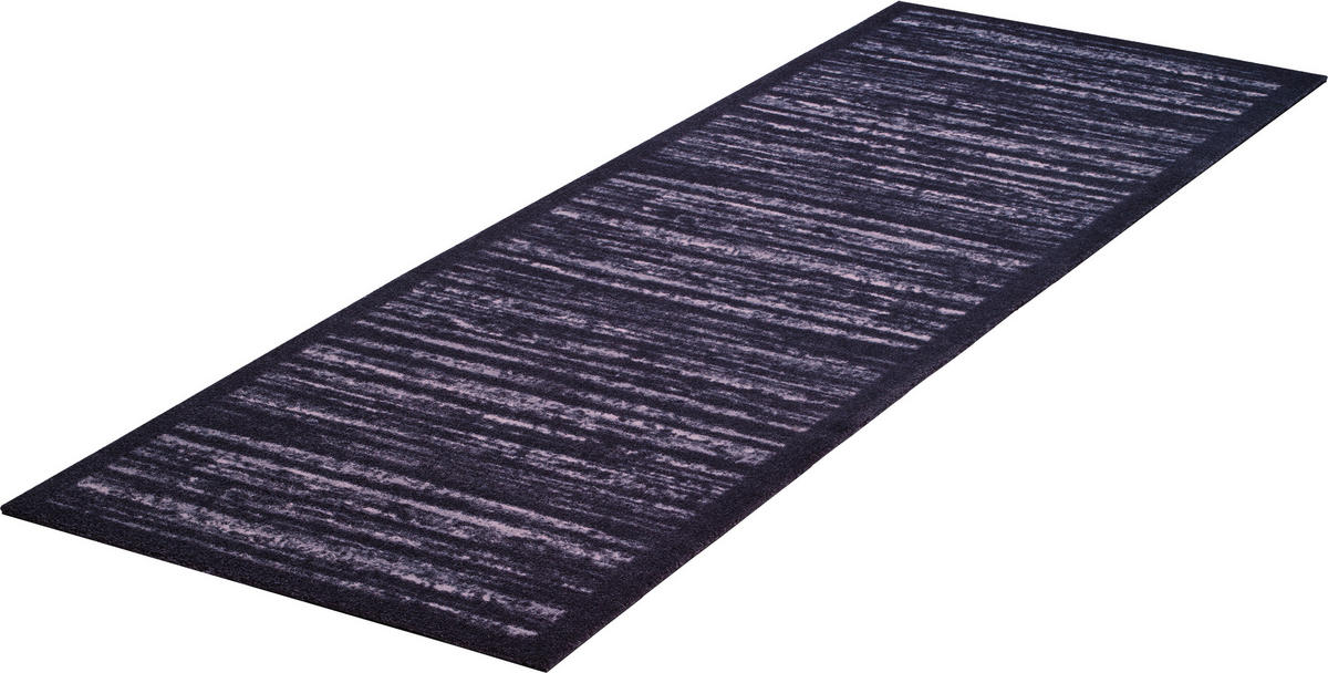 LÄUFER 60/180 cm Hamada Anthrazit, Hellgrau  - Anthrazit/Hellgrau, Design, Kunststoff/Textil (60/180cm) - Grund