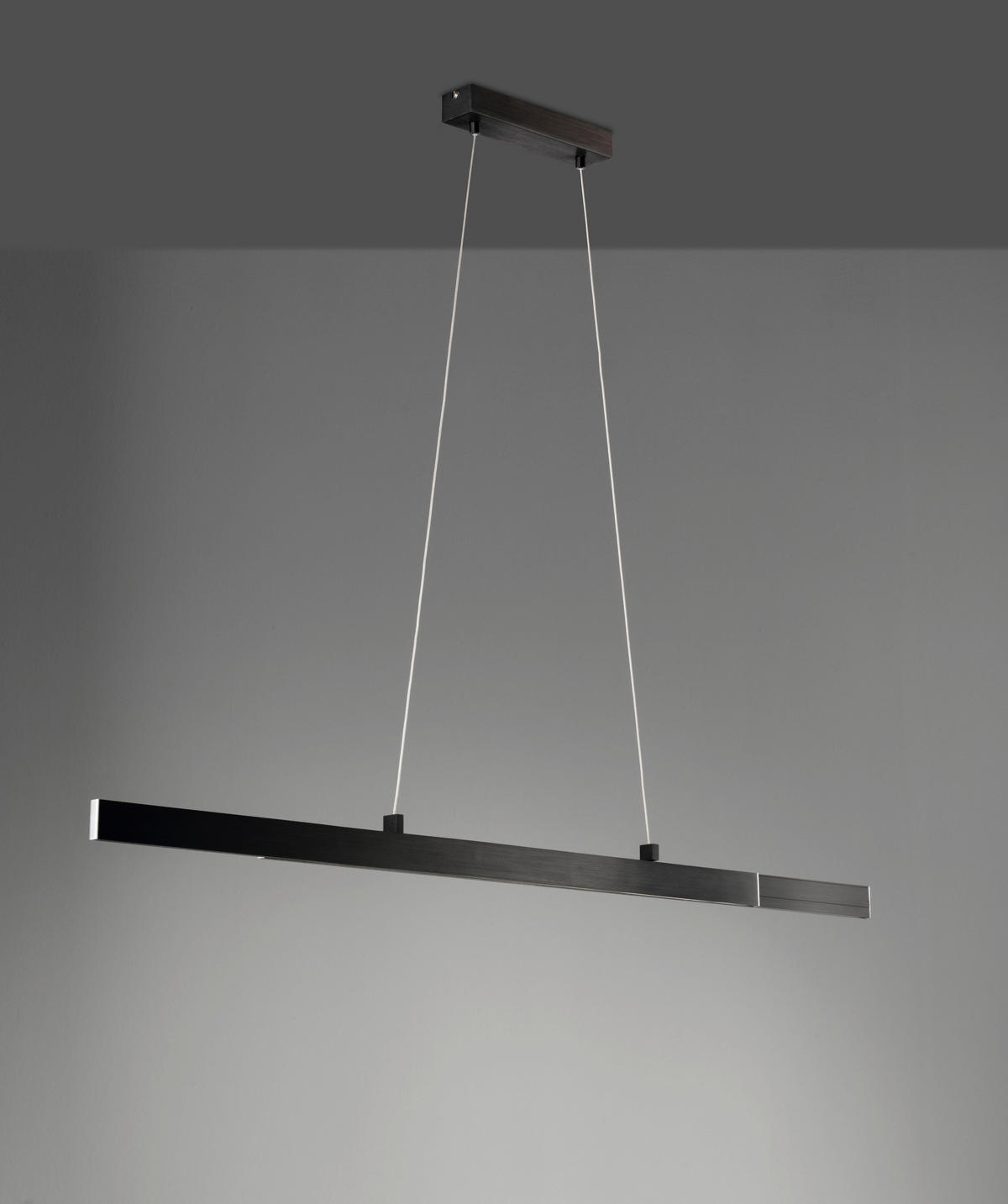 LED-HÄNGELEUCHTE 110-140/6/140 cm    - Anthrazit, Design, Metall (110-140/6/140cm) - Fischer & Honsel