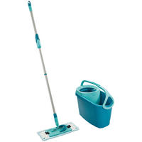 BODENREINIGUNGSSET CLEAN TWIST M ERGO  - Türkis/Weiß, Basics, Kunststoff/Textil (6l) - Leifheit
