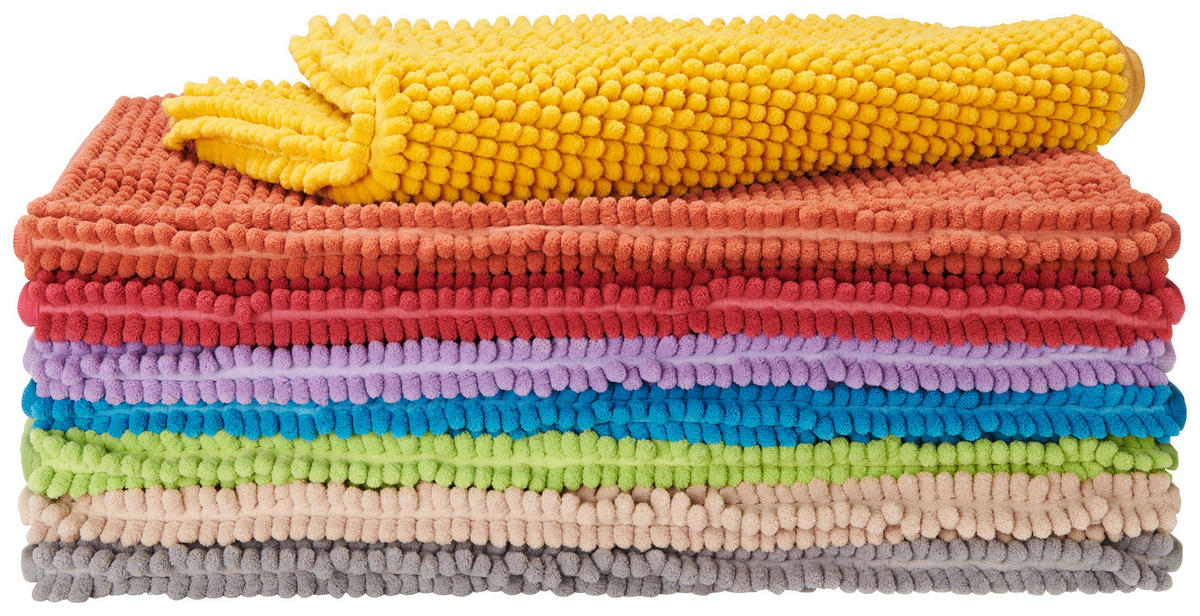 BADEMATTE Anthrazit 50/80 cm  - Anthrazit, Basics, Kunststoff/Textil (50/80cm) - Boxxx