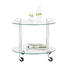 SERVIERWAGEN in Chromfarben - Chromfarben, Design, Glas/Kunststoff (68 63 46cm) SERVIERWAGEN in Chromfarben - Chromfarben, Design, Glas/Kunststoff (68 63 46cm)