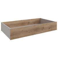 BETTKASTEN  in Eichefarben, Sandfarben  - Sandfarben/Eichefarben, Holzwerkstoff/Kunststoff (99/17/53cm) - Hom`in