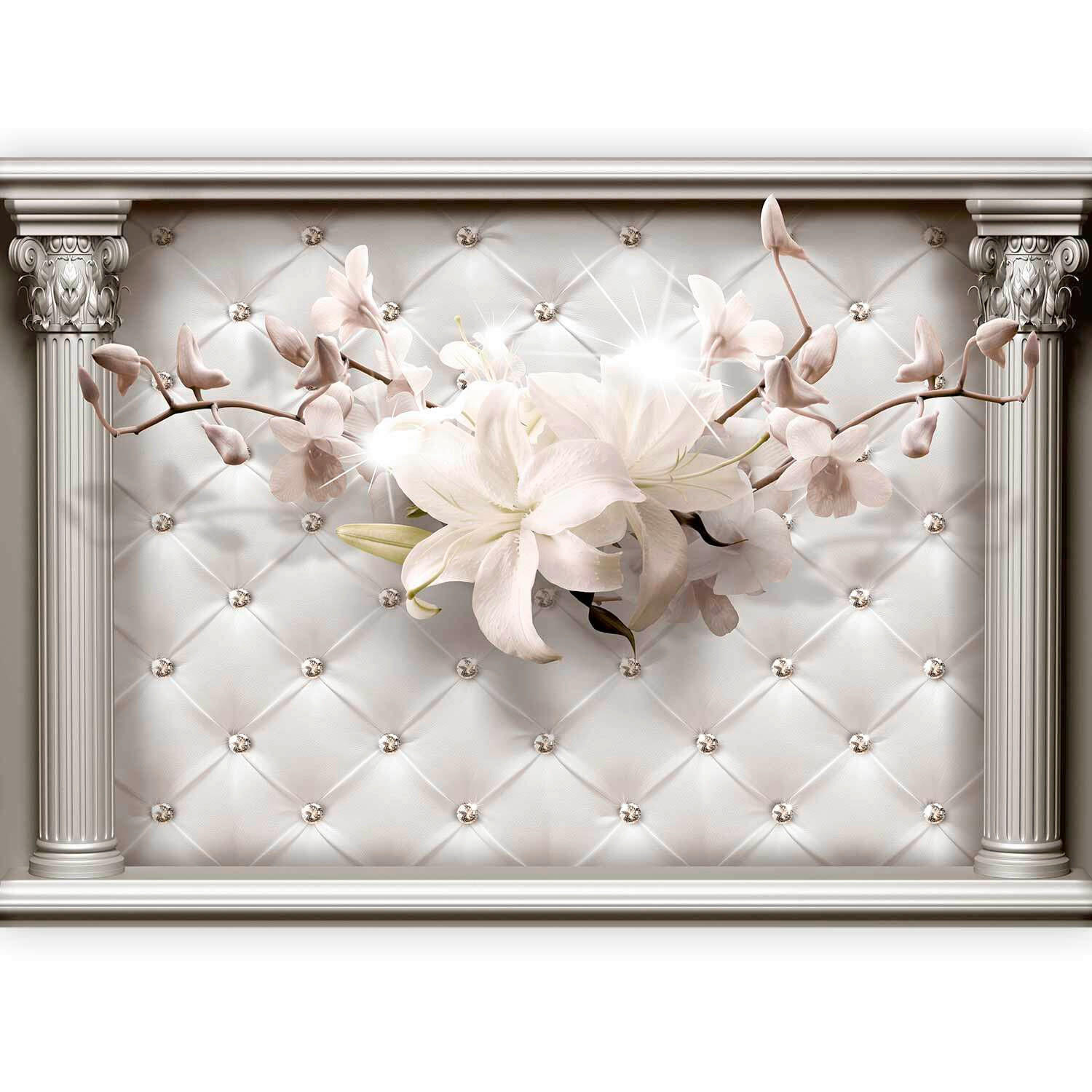 FOTOTAPETE  - Beige/Hellgrau, LIFESTYLE, Textil (250/175cm) - artgeist