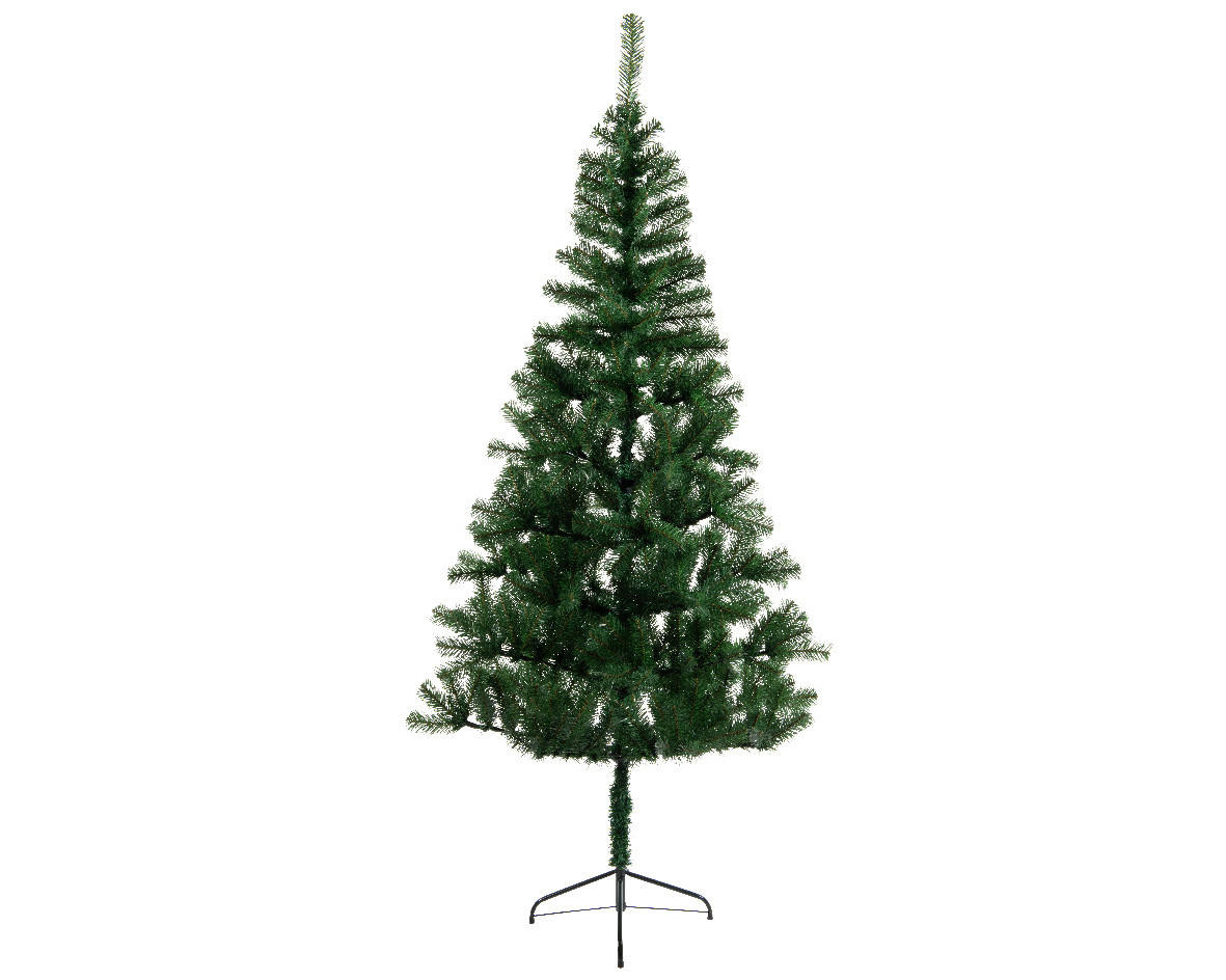 BOŽIČNA JELKA - zelena, Basics, kovina (210cm)