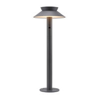 SOCKELLEUCHTE Justina 23/60 cm  - Anthrazit, Design, Metall (23/60cm) - Nordlux