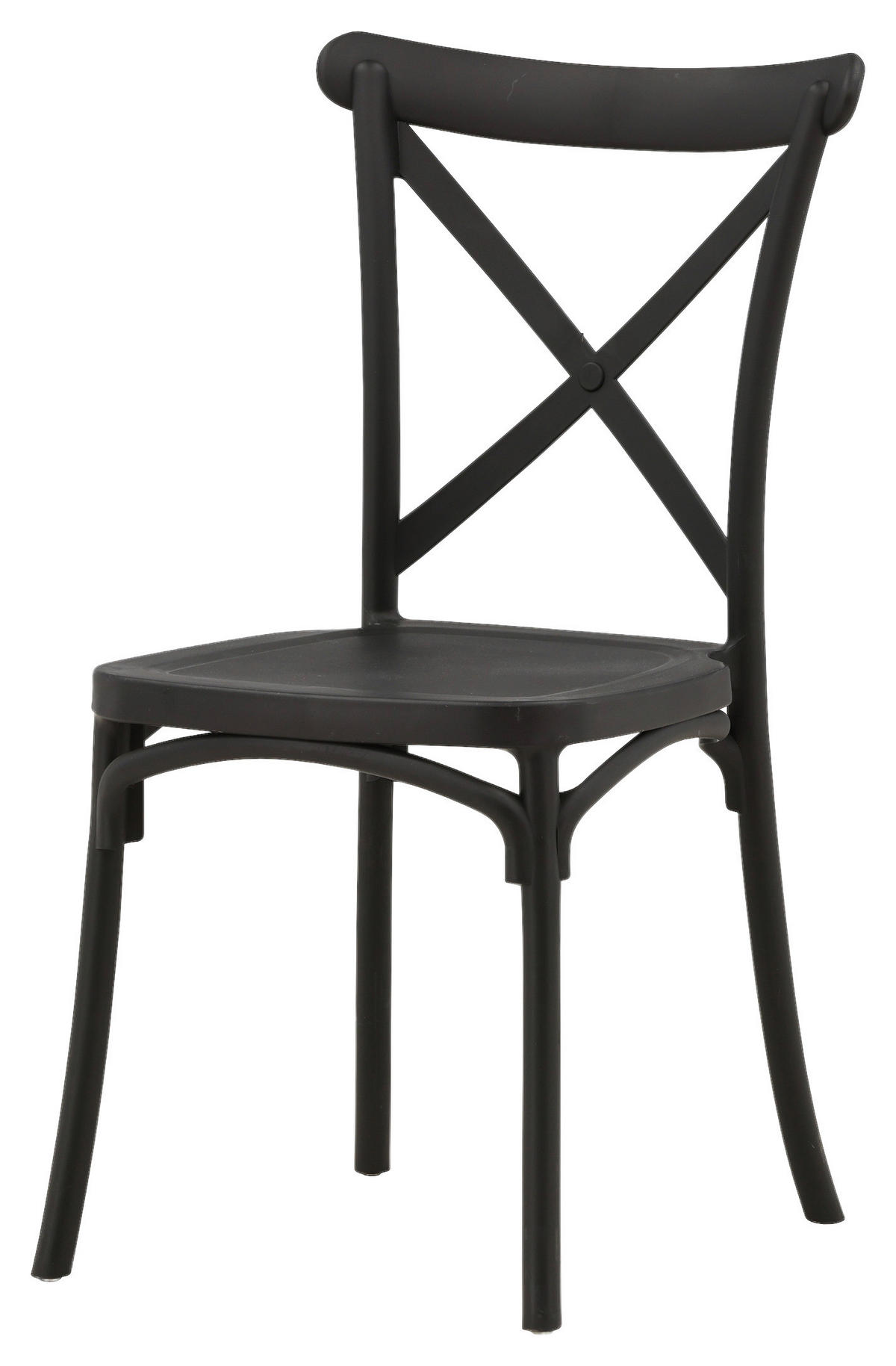 STOLSET 2 styck slät  - svart, Design, plast (52/90/55cm) - Livetastic