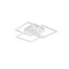 LED-DECKENLEUCHTE    39/42/10 cm  - Weiss, Design, Metall (39/42/10cm)