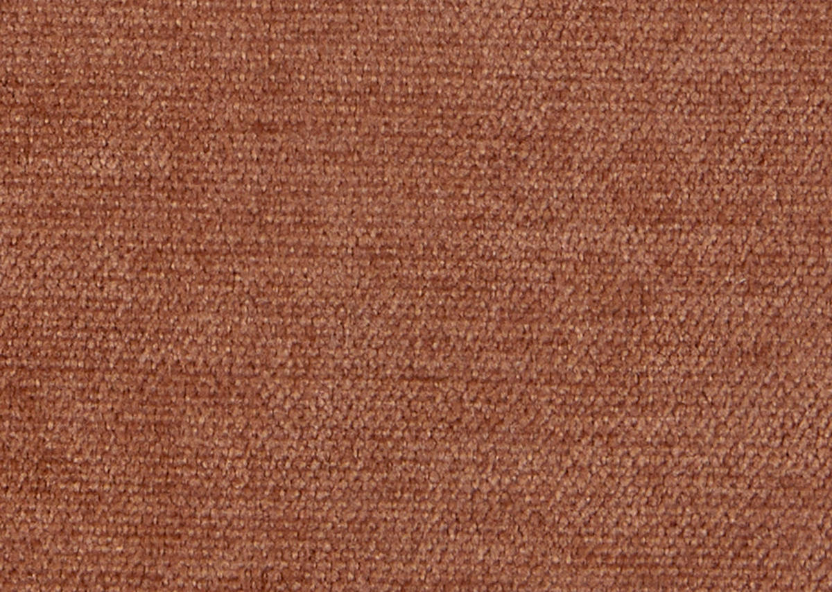 ECKSOFA in Chenille Cognac  - Cognac/Schwarz, Design, Textil/Metall (311/167cm) - Xora