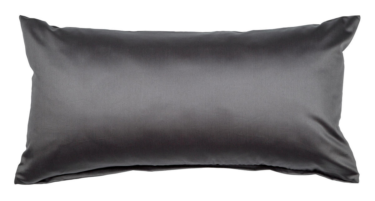 KOPFKISSENBEZUG Giacomo 40/80 cm  - Titanfarben, Basics, Textil (40/80cm) - Janine