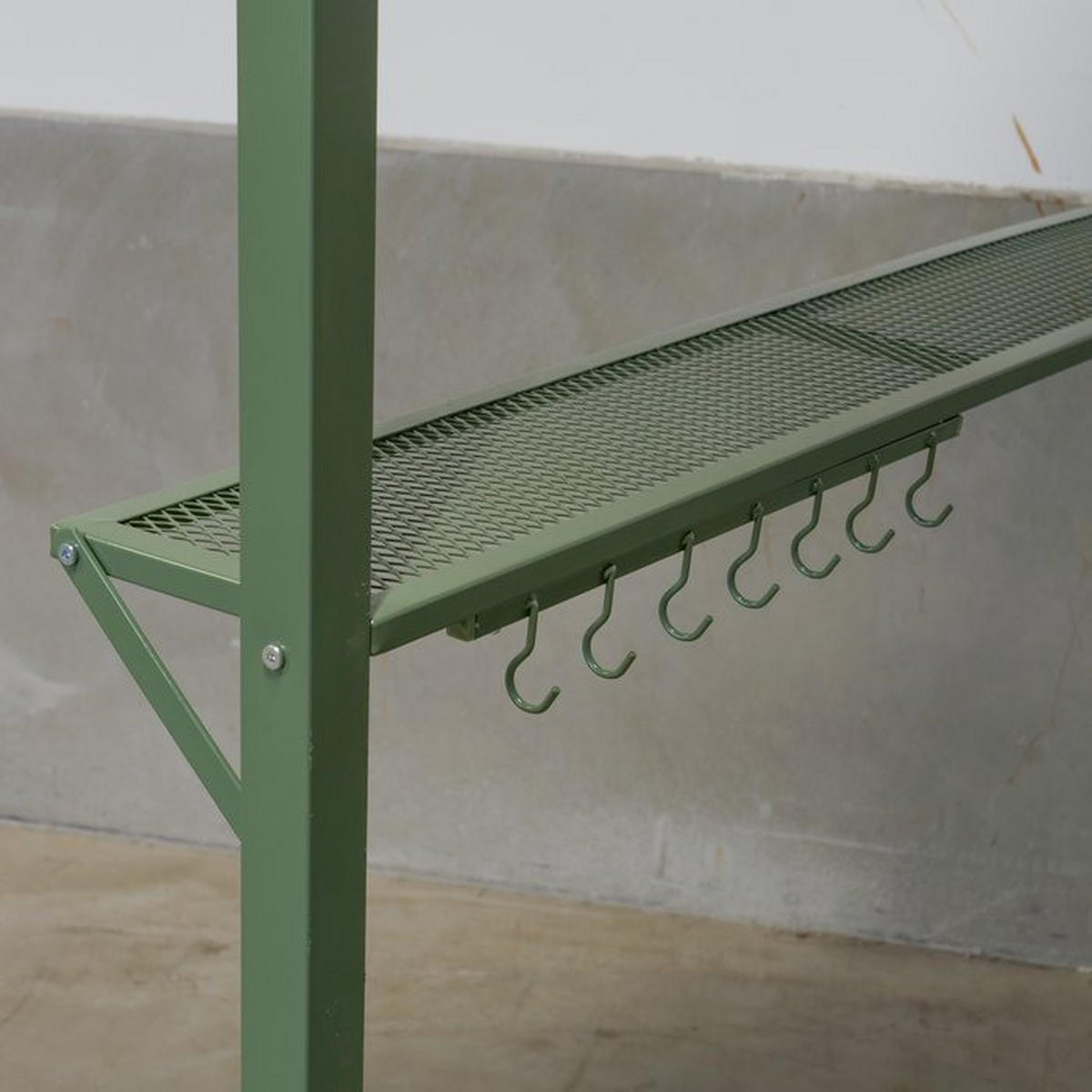 PAVILON  - zöld, Basics, fém (243/152/255cm)