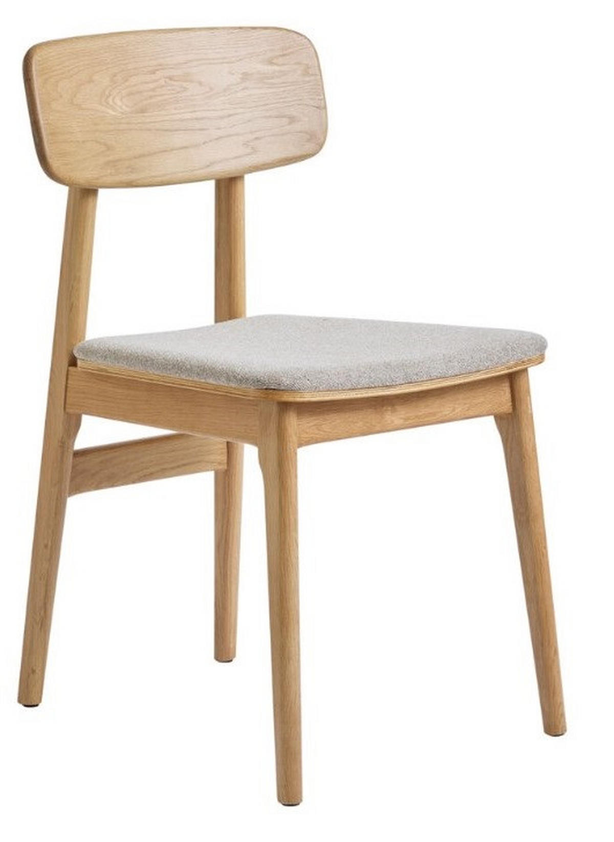 STOL flatväv  - sandfärgad/ekfärgad, Design, trä/textil (46/82/55cm) - Niels Andersson