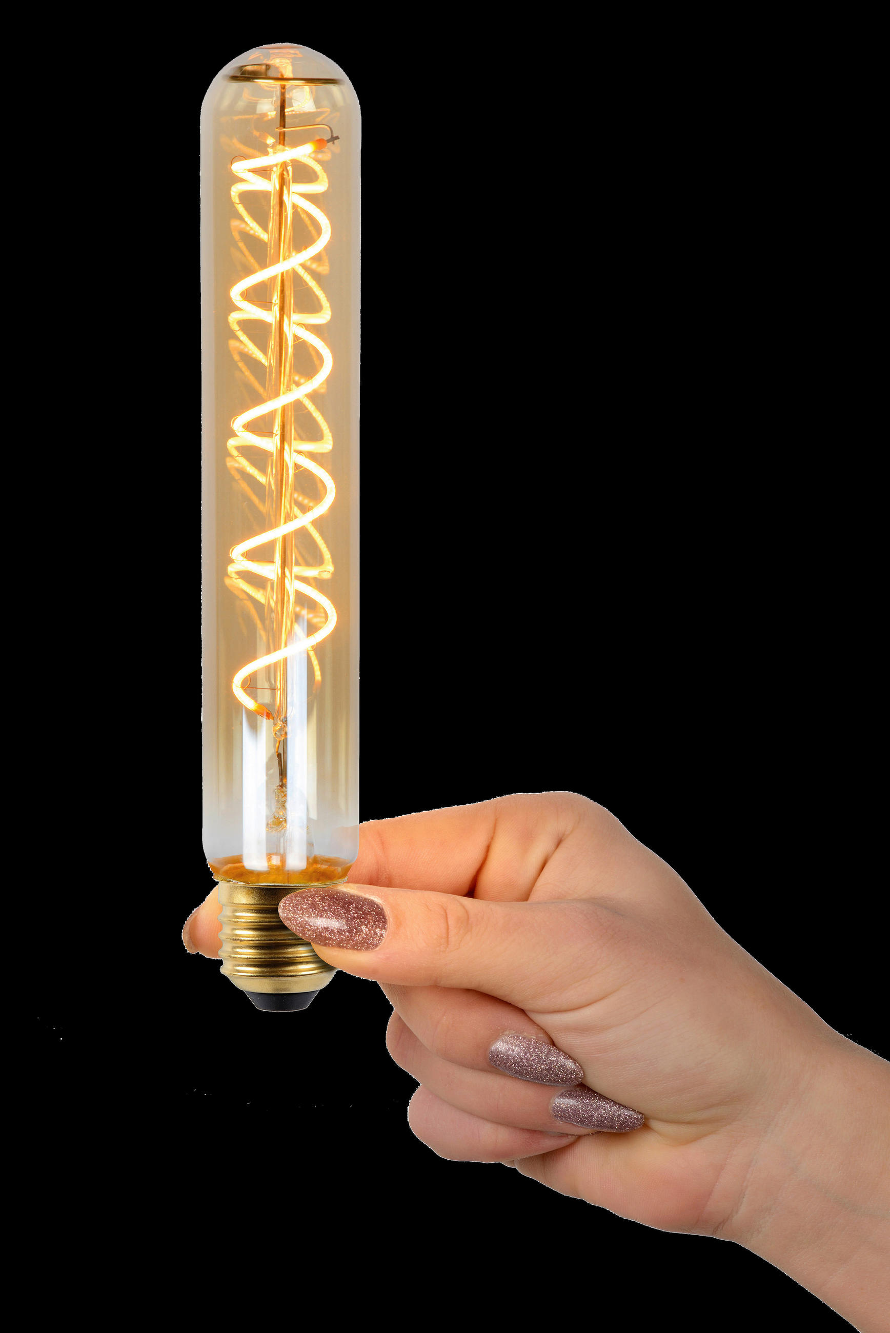 LED-SIJALKA   //// - barve jantarja, Basics, steklo (3.2/20cm)