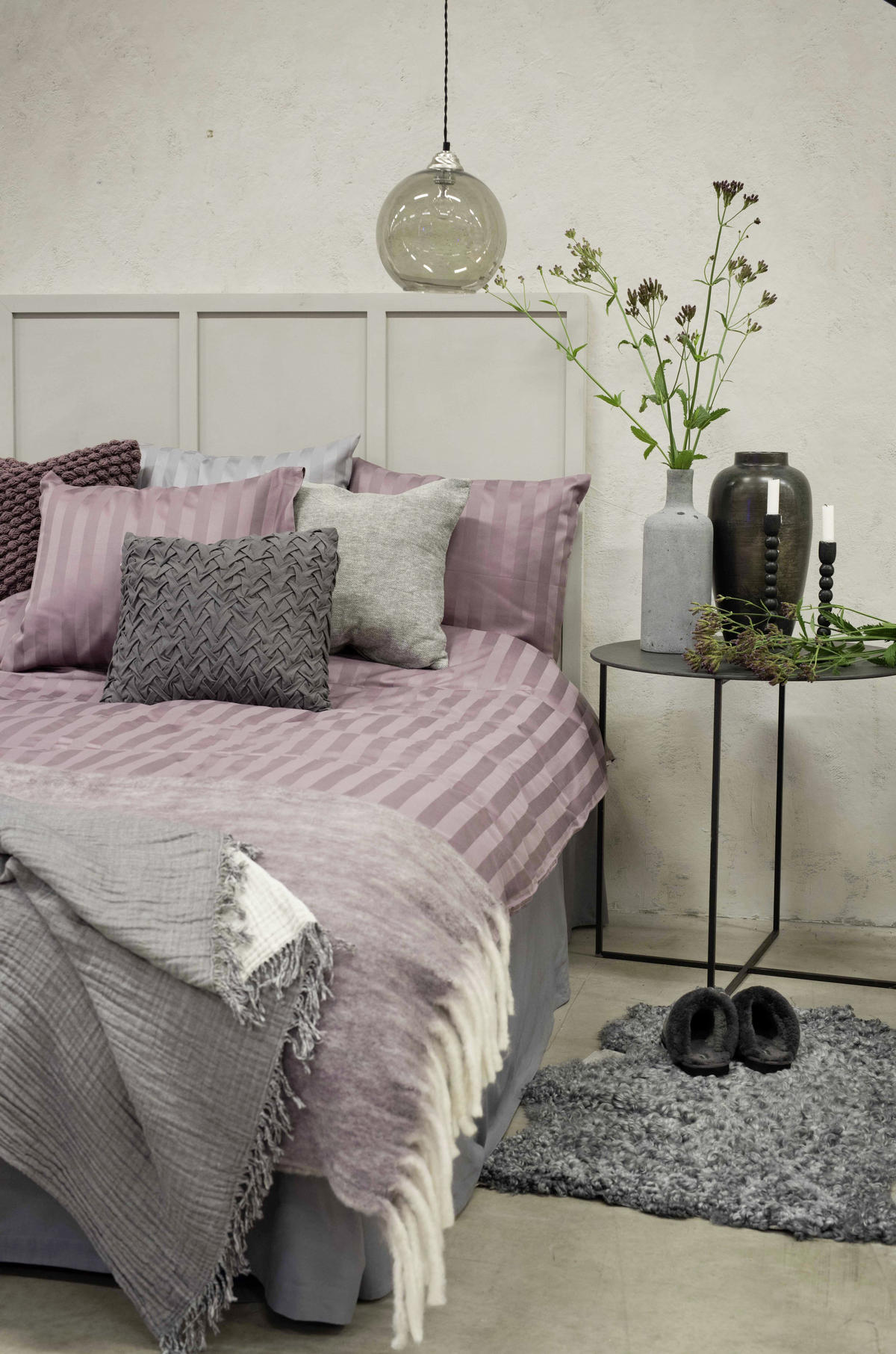 PÅSLAKANSET satin 150/210 cm  - rosa, Basics, textil (150/210cm)