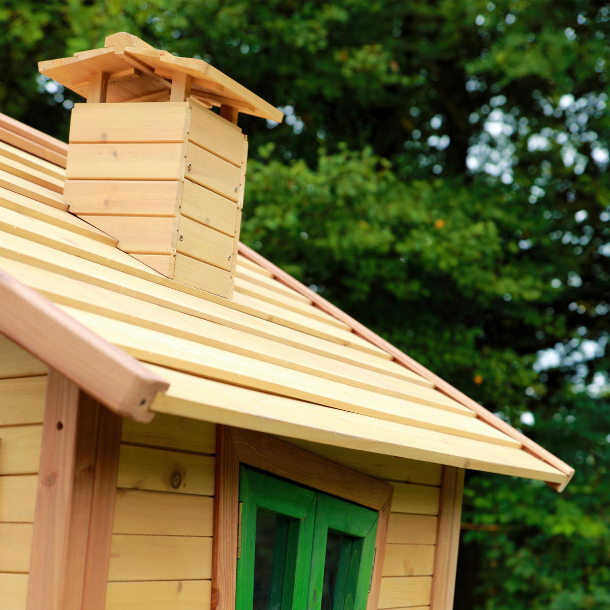 SPIELHAUS 264/203/177 cm  - Braun/Grau, KONVENTIONELL, Holz/Kunststoff (264/203/177cm) - Ambia Garden