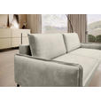 SCHLAFSOFA  in Chenille Hellbraun  - Hellbraun/Schwarz, KONVENTIONELL, Textil/Metall (223/89/107cm) - Carryhome