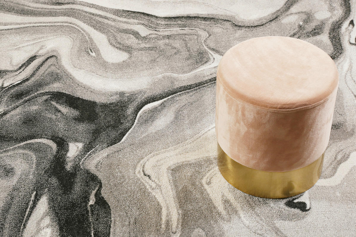 WEBTEPPICH 120/170 cm Voyage Grau, Hellgrau, Dunkelgrau  - Dunkelgrau/Hellgrau, KONVENTIONELL, Textil (120/170cm) - WECON HOME