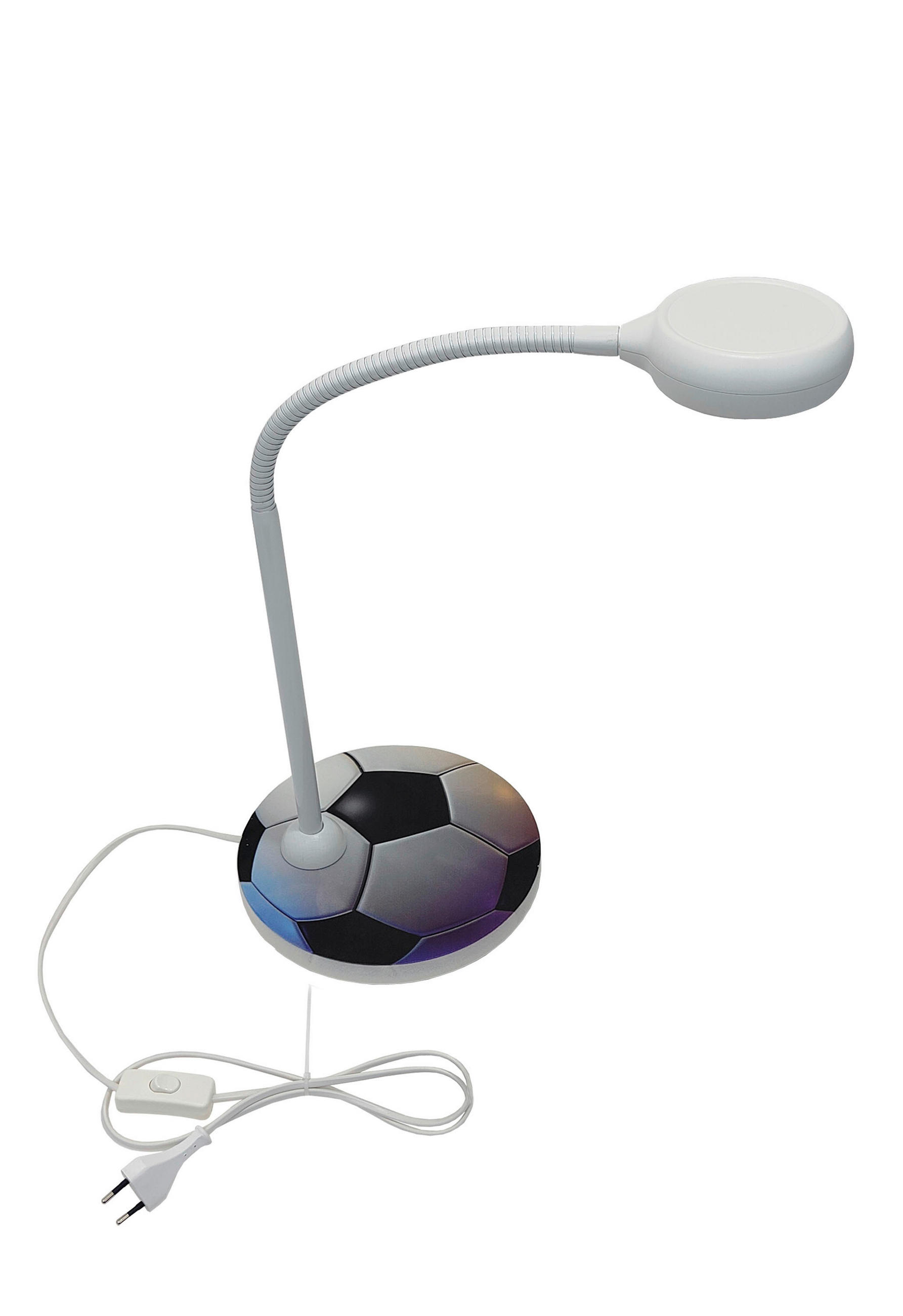 DETSKÁ STOLNÁ LAMPA, 20/43/20 cm - viacfarebná/biela, Basics, kov/kompozitné drevo (20/43/20cm)