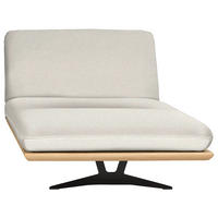 OTTOMANE in Echtleder Weiss  - Weiss/Beige, Design, Leder/Holz (114/92/165cm) - Dieter Knoll