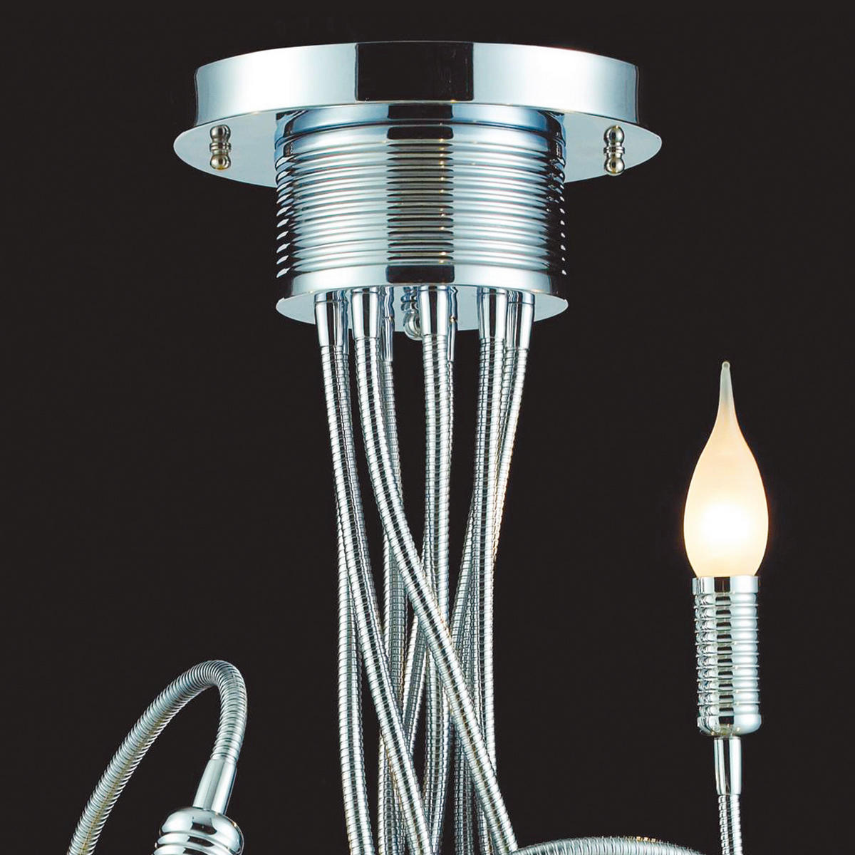 DECKENLEUCHTE 70/85 cm   - Chromfarben, Design, Metall (70/85cm)