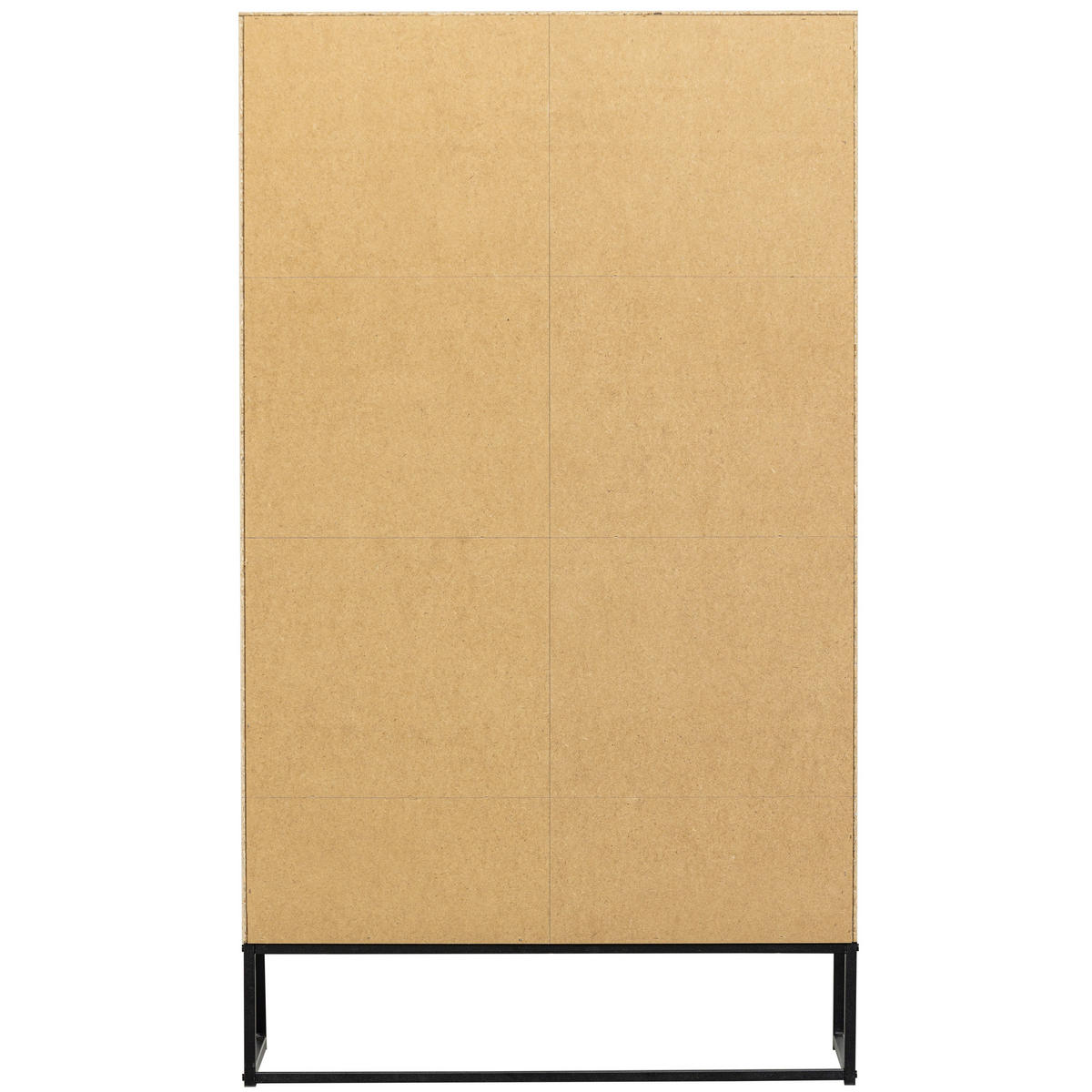 MEHRZWECKSCHRANK 85/149/36 cm  in Eichefarben  - Eichefarben/Schwarz, Design, Holz/Metall (85/149/36cm) - Livetastic