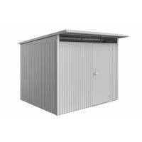 GERÄTEHAUS 260/218/260 cm  - Silberfarben, Basics, Metall (260/218/260cm) - Biohort