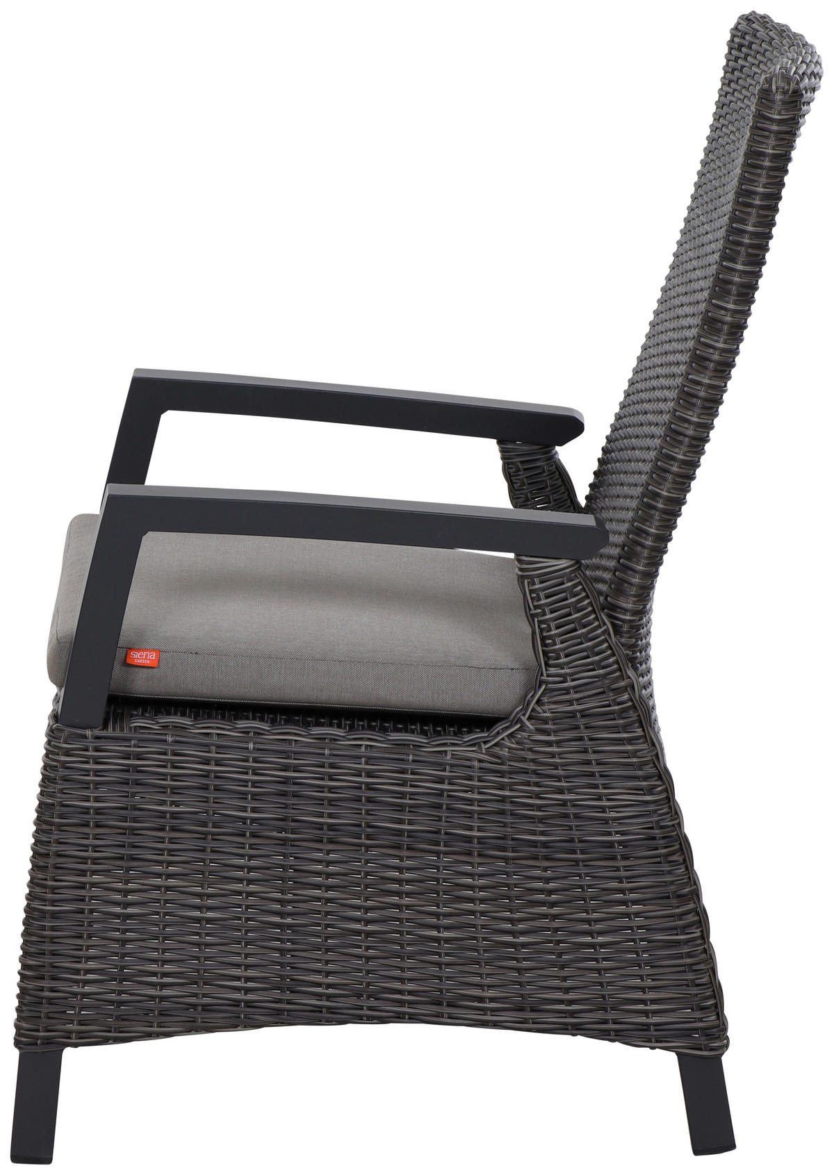 LOUNGEGARNITUR 5-teilig   90/103/160 cm Aluminium  - Grau, Basics, Keramik/Kunststoff (90/103/160cm) - Siena Garden