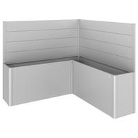 SICHTSCHUTZ ohne Hochbeet - Silberfarben, Basics, Metall (201/91/201cm) - Biohort