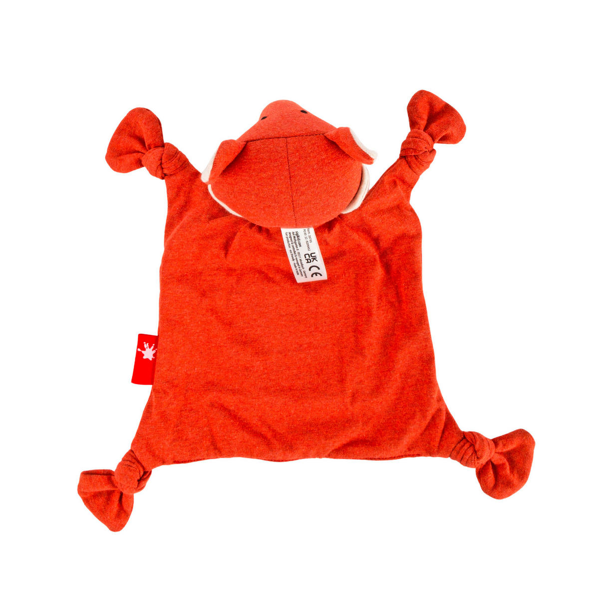 SCHMUSETUCH - Dunkelorange/Weiß, Basics, Textil (22/26/11cm) - Sigikid