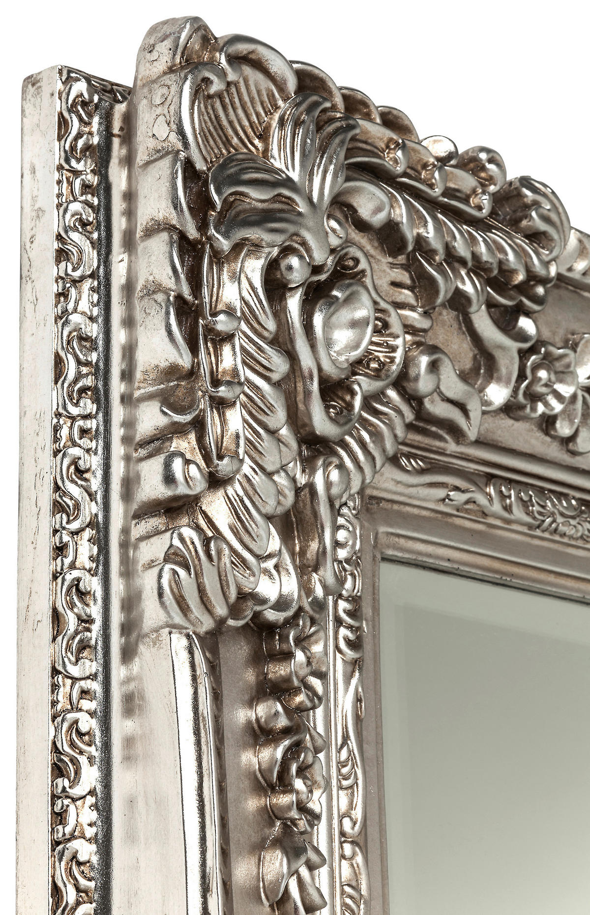 WANDSPIEGEL 104/203/8,5 cm    in rechteckig  - Silberfarben, Design, Glas/Holz (104/203/8,5cm) - Kare-Design