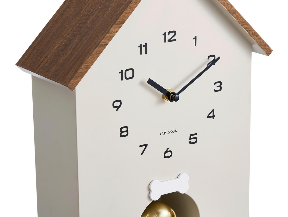 WANDUHR Modern Doggy Greige 26.5/36.5/11.5 cm  - Greige, Basics, Kunststoff (26.5/36.5/11.5cm) - Karlsson