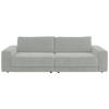 BIGSOFA in Chenille, Jacquard Hellgrau  - Hellgrau/Schwarz, Design, Kunststoff/Textil (270/83/125cm) - Niels Andersson