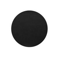 TISCHSET Vegan leather Kunststoff Schwarz 38 cm  - Schwarz, Basics, Kunststoff (38cm) - ASA