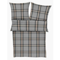 BETTWÄSCHE Feinflanell Flanell 135/200 cm  - Beige/Grau, Basics, Textil (135/200cm) - S. Oliver