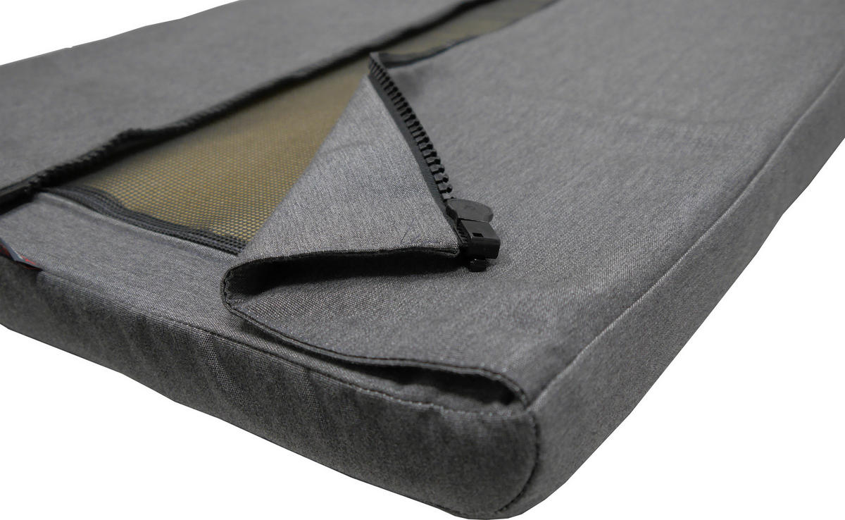 HOLLYWOODSCHAUKEL 210/160/145 cm  - Anthrazit/Grau, Basics, Kunststoff/Textil (210/160/145cm) - Boxxx