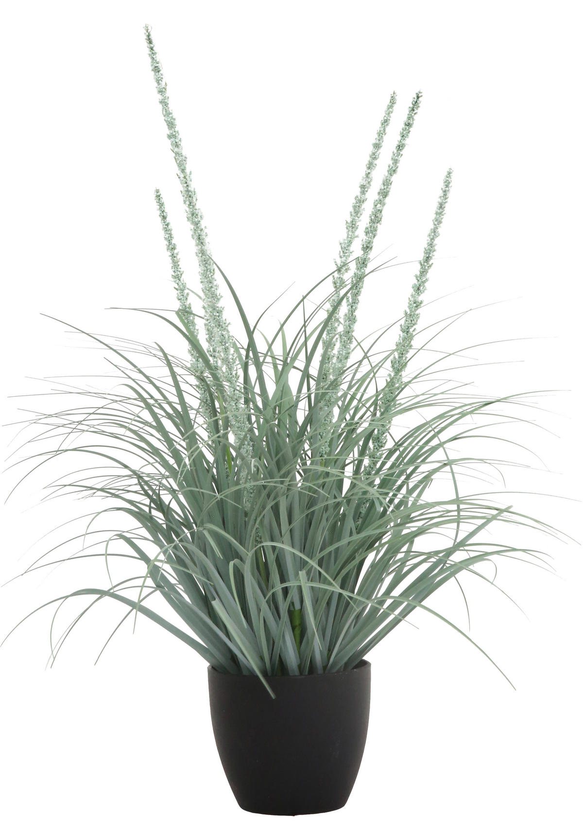 DEKOGRAS - Blaugrau/Weiß, Basics, Kunststoff/Metall (70cm) - Ambia Home